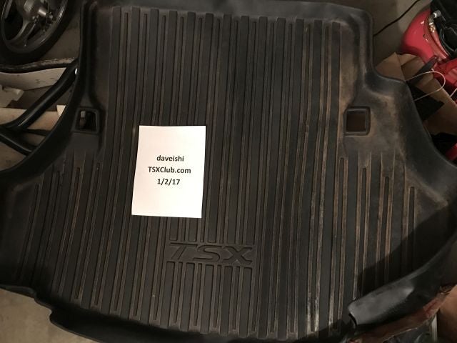 Fs 2003 2008 Acura Tsx Oem Trunk Tray And Generic Floormats Forum